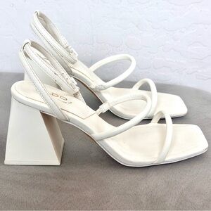 Aldo block heel ankle strap size 7